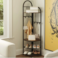 Вешалка для одежды Costway Richi угловая в стиле Loft