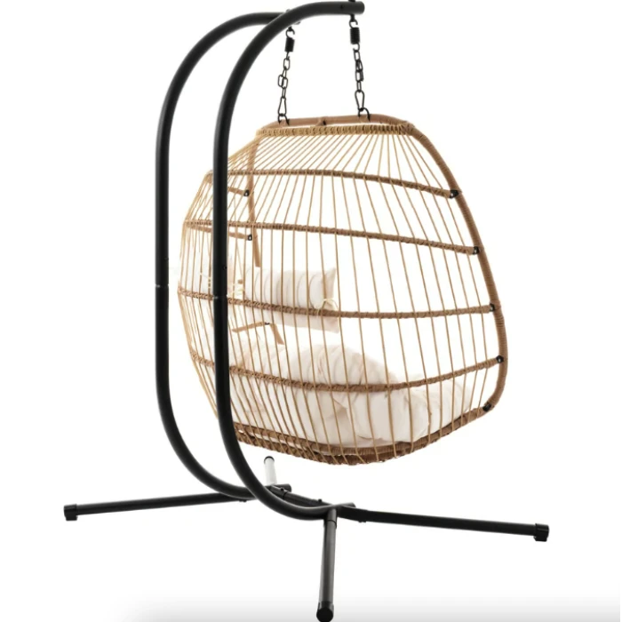 Підвісне крісло-кокон Di Volio Rona двомісне бежевий