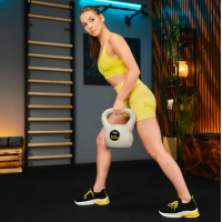 Гиря виниловая 10кг Trex Sport TX-010CKB серый