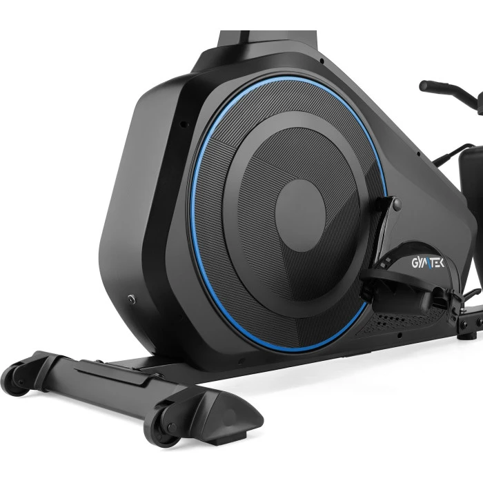 Горизонтальний велотренажер Gymtek XBR6000 електромагнітний синій
