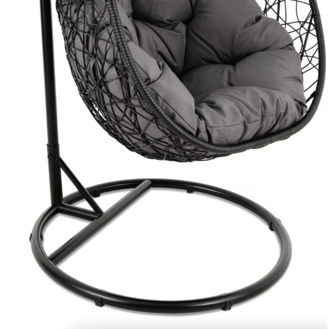 Підвісне крісло-кокон Di Volio Bacoli одномісне чорний
