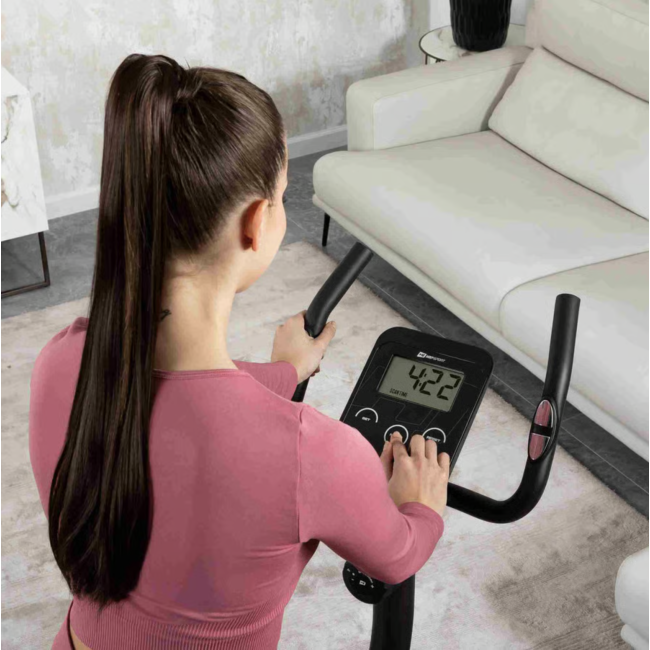 Велотренажер Hop-Sport HS-2080 Spark черно-золотистый (2020)