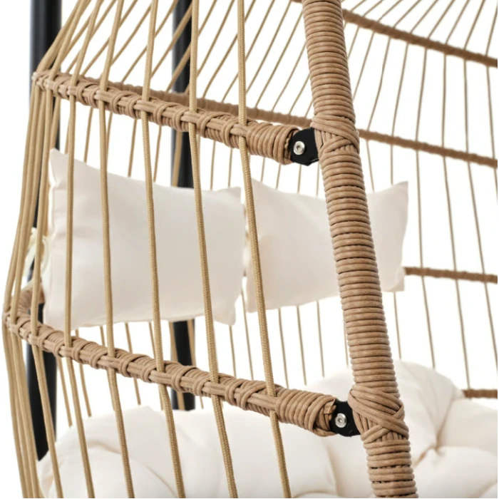 Підвісне крісло-кокон Di Volio Rona двомісне бежевий