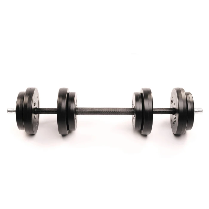 Гантелі Elitum 2х26кг + подовжувач грифа для штанги