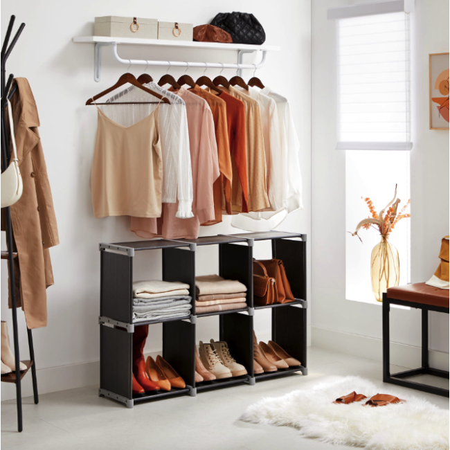 Модульный стеллаж пирамида Leobert Oskar 6 отделений