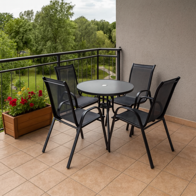 Садові меблі Chomik GARDEN LINE AVRORA сірий