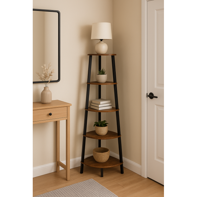 Этажерка Leobert Wooden New угловая в стиле Loft