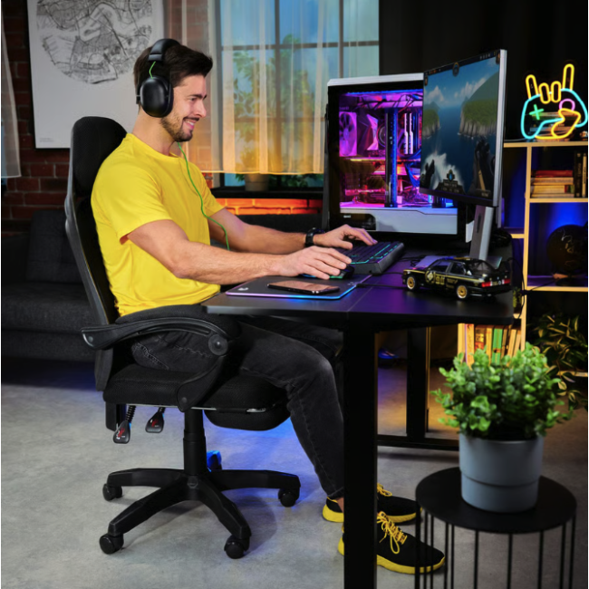 Геймерське крісло Di Volio Sporte чорний