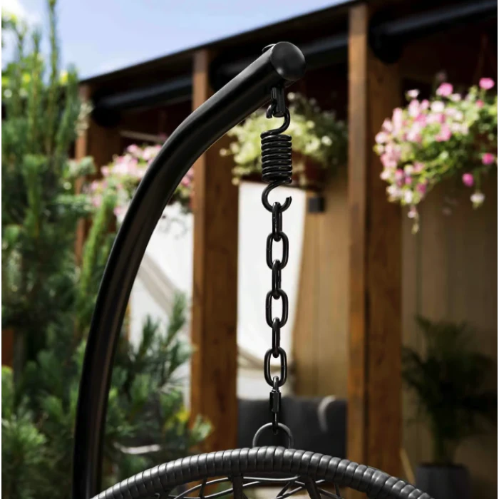 Подвесное кресло-кокон Di Volio Bacoli одноместное черный