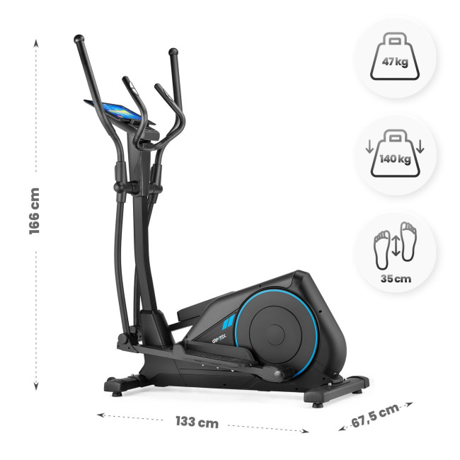 Орбітрек Gymtek XC4500 електромагнітний синій