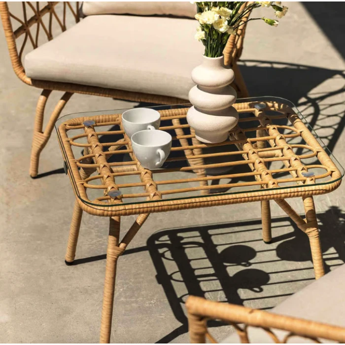 Комплект садових меблів Di Volio Savona бежевий/кремовий