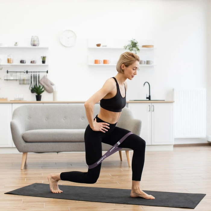 Набір резинок для фітнесу Gymtek 0,5-30кг фіолетовий