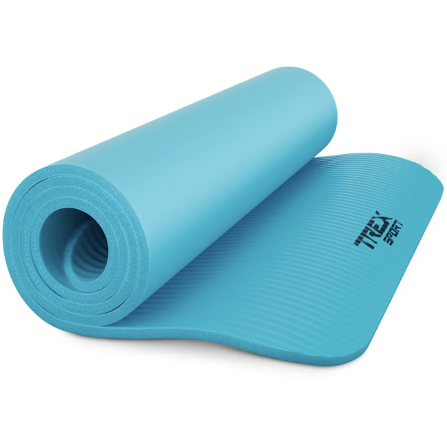 Коврик для йоги Trex Sport TX-018NGM NBR 1см 180х60 голубой