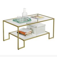 Журнальный столик Leobert Madison в стиле Loft золотистый