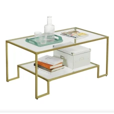 Журнальный столик Leobert Madison в стиле Loft золотистый