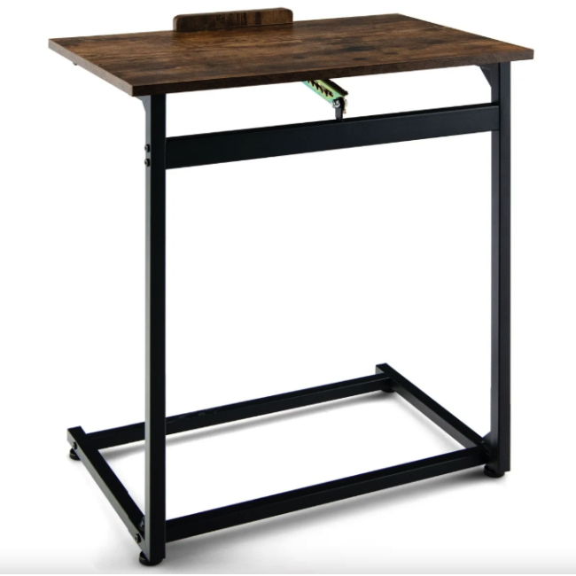 Журнальный столик Costway Allegro с регулируемой столешницей в стиле Loft