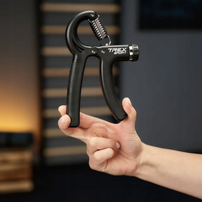 Набір еспандерів регульованих 5-60кг Trex Sport TX-002HGB чорно-сірий