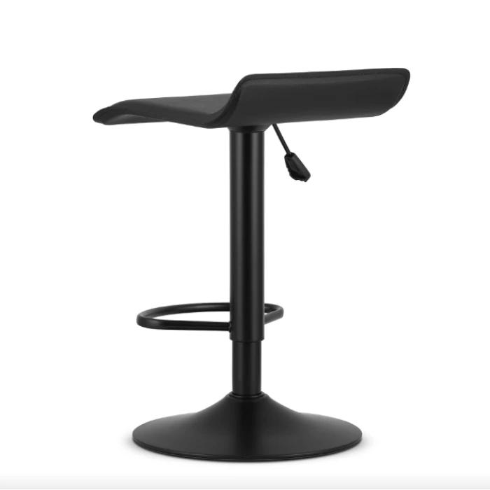 Барний стілець Leobert Fort екошкіра чорна основа