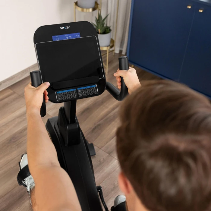 Горизонтальний велотренажер Gymtek XBR6000 електромагнітний синій