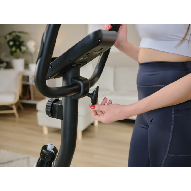 Велотренажер Hop-Sport HS-2080 Spark черно-золотистый (2020)