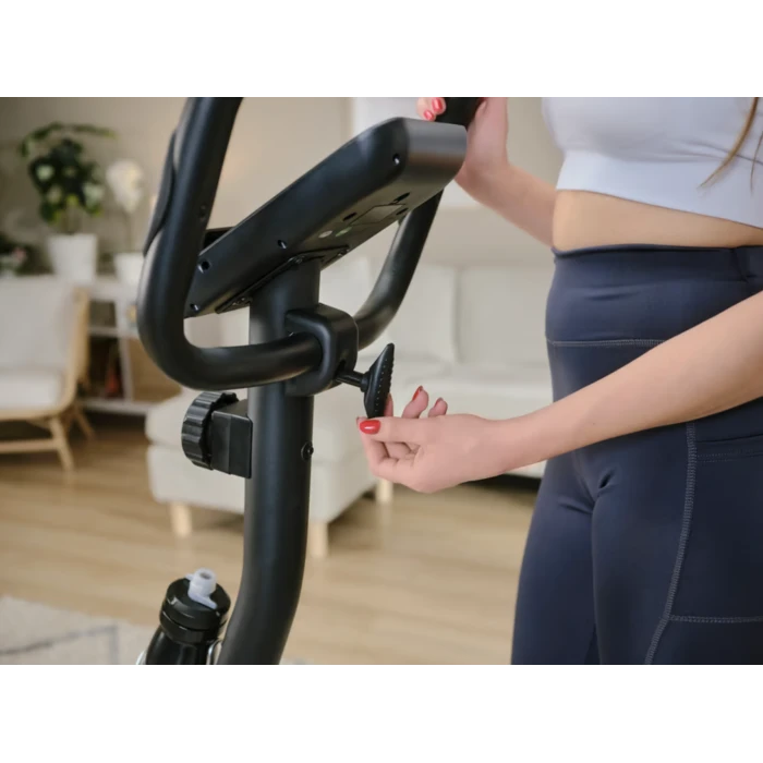 Велотренажер Hop-Sport HS-2080 Spark черно-золотистый (2020)