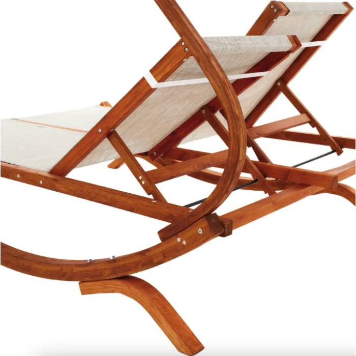 Садовый шезлонг Di Volio Pionza двухместный бежевый