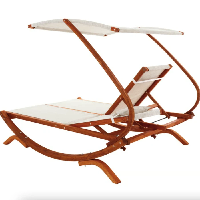 Садовый шезлонг Di Volio Pionza двухместный бежевый