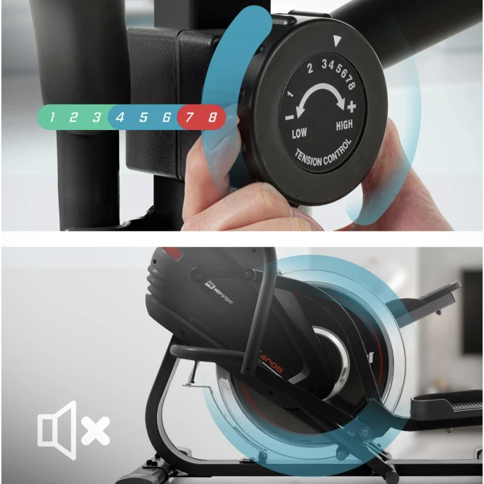 Орбитрек магнитный Hop-Sport HS-400B Icon черный