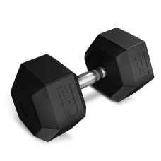 Гантеля шестигранная прорезиненная TX-200RD Trex Sport 20кг