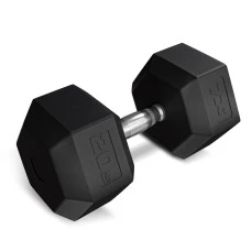 Гантеля шестигранная прорезиненная TX-200RD Trex Sport 20кг