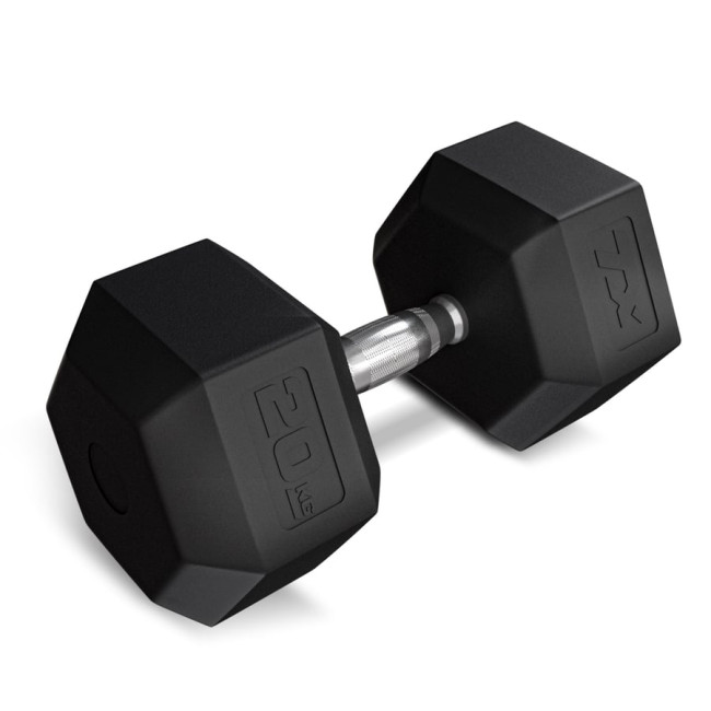 Гантеля шестигранна прогумована TX-200RD Trex Sport 20кг