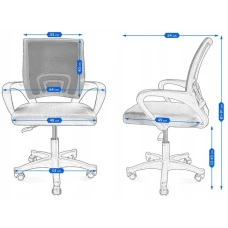 Офісне крісло Smart Jumi помаранчевий