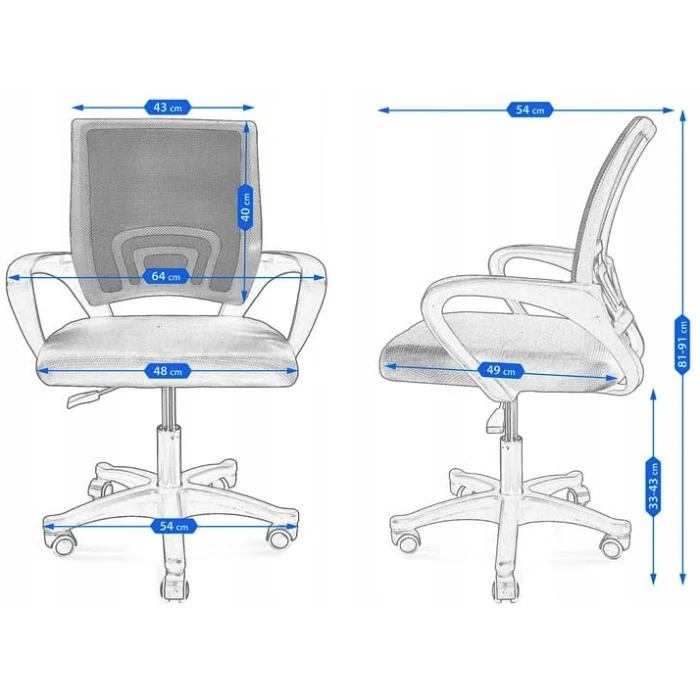 Офісне крісло Smart Jumi помаранчевий