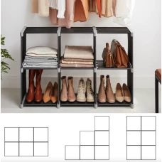 Модульный стеллаж пирамида Leobert Oskar 6 отделений