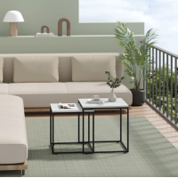 Комплект журнальных столиков Leobert Nika квадратный мрамор