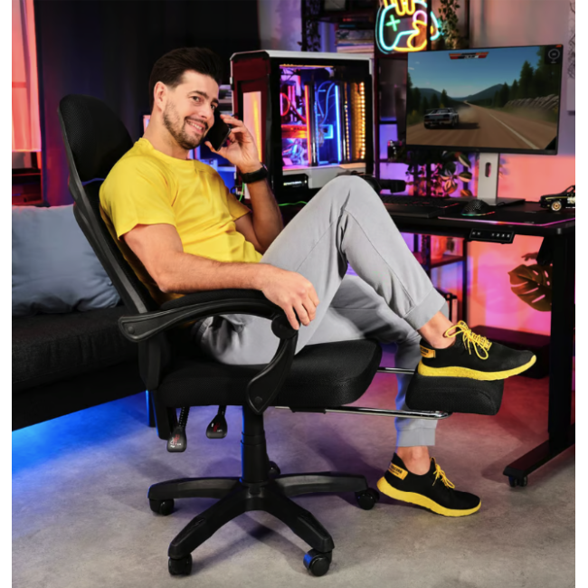 Геймерське крісло Di Volio Sporte чорний