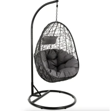 Підвісне крісло-кокон Di Volio Bacoli одномісне чорний