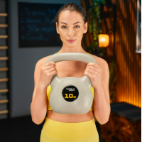 Гиря виниловая 10кг Trex Sport TX-010CKB серый