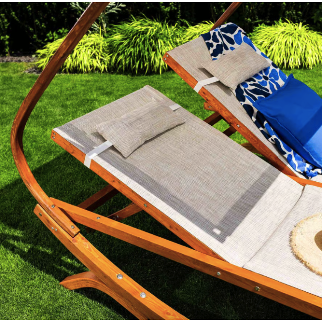 Садовый шезлонг Di Volio Pionza двухместный бежевый