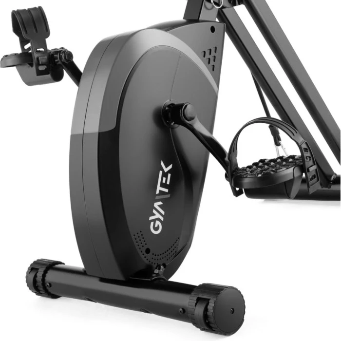 Велотренажер Gymtek FX800 магнитный складной с эспандерами серый
