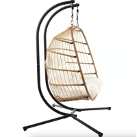 Підвісне крісло-кокон Di Volio Rona двомісне бежевий