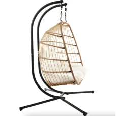 Підвісне крісло-кокон Di Volio Rona двомісне бежевий