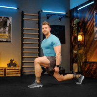 Гантеля шестигранная прорезиненная TX-200RD Trex Sport 20кг