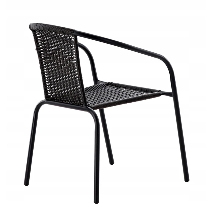 Садовая мебель Chomik BISTRO стол и 2 стулья черный