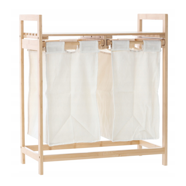 Бамбуковая корзина Chomik ICE для белья