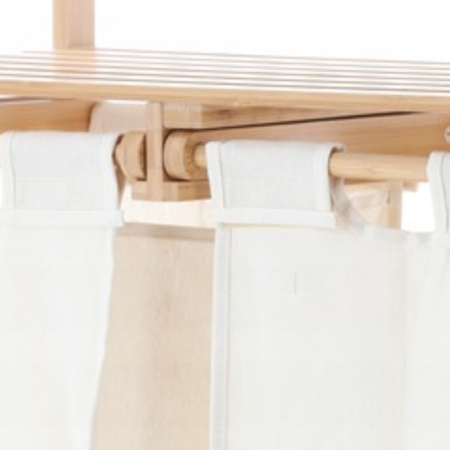 Бамбуковая корзина Chomik ICE для белья