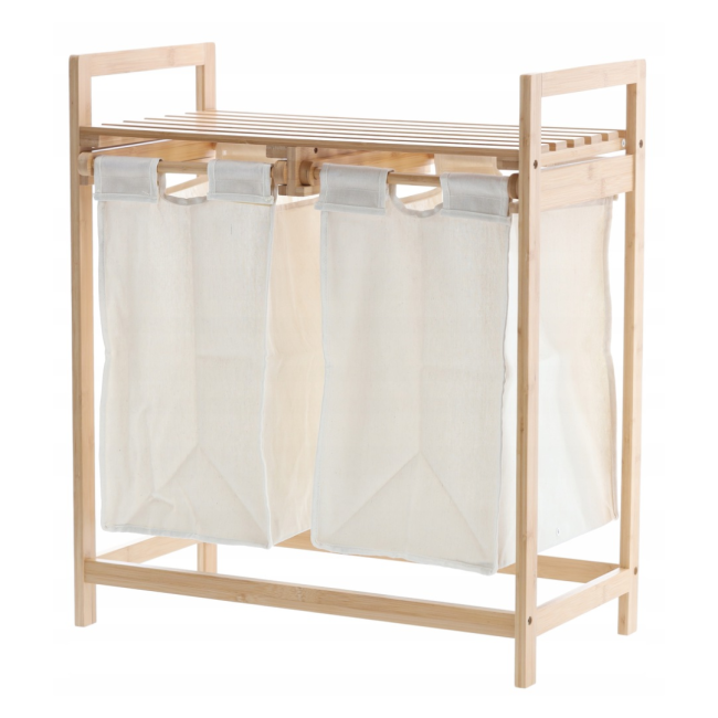 Бамбуковая корзина Chomik ICE для белья