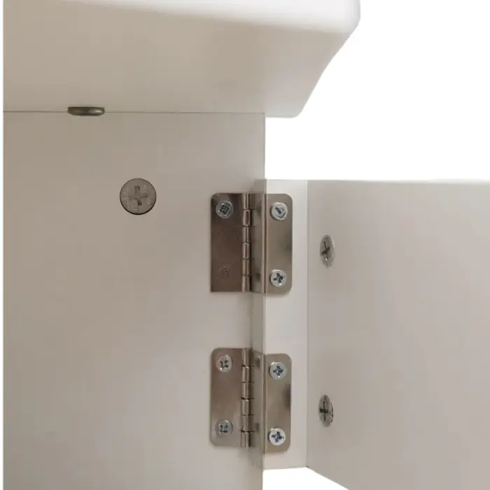 Туалетний столик Chomik TRIO кутовий з дзеркалом білий