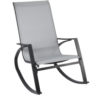 Крісло-гойдалка Chomik KIVI сірий