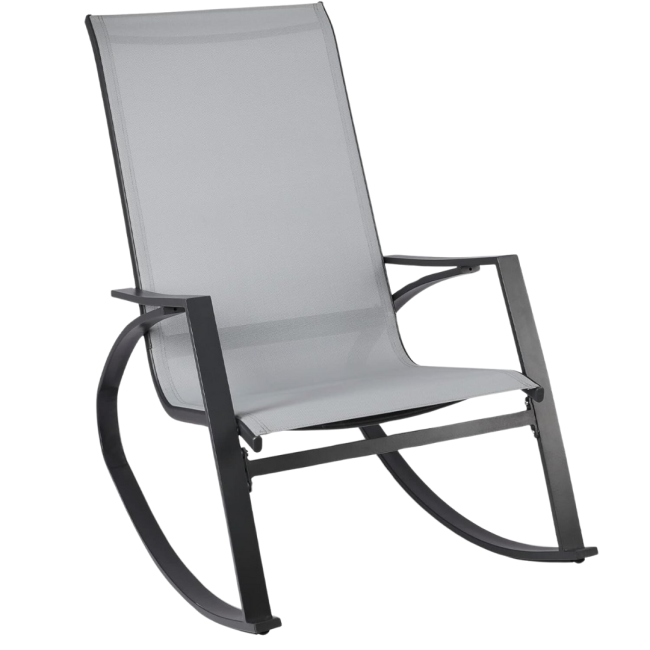 Крісло-гойдалка Chomik KIVI сірий